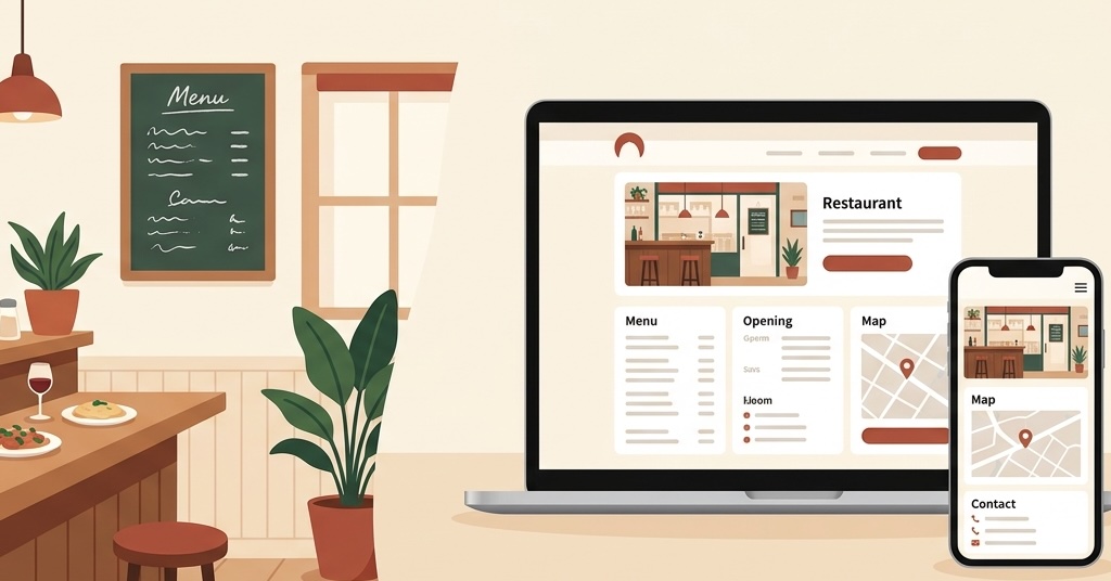 飲食店のホームページに必須の5つの要素